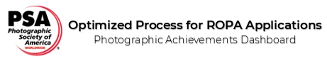 PSA Exhibitor Photographic Achievements Dashboard